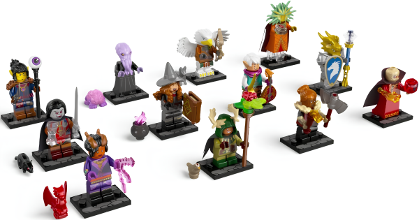 Полный комплект минифигурок LEGO Minifigures 71047 Dungeons & Dragons 12шт